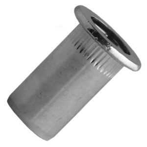 Ecrou cranté borgne tête plate acier zingué M8 L 26,5 mm 100 pièces SCELL-IT TCBD0830