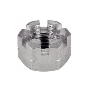Écrou hexagonal HU à créneaux A4 DIN 935 M12 boîte de 50 ACTON 6461912