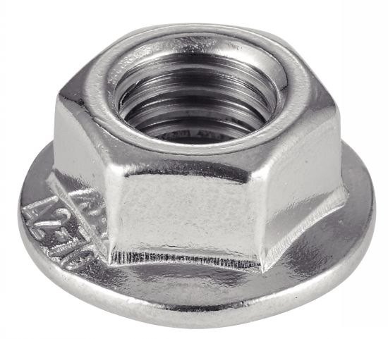 Écrou hexagonal HU à embase crantée A2 DIN 6923 M12 boîte de 100 ACTON 6260912