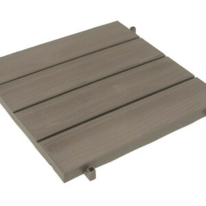 Dalle Clipsable Polypropylène Easy, Brun Taupe N°3, 38x38 Cm x Ep.25mm