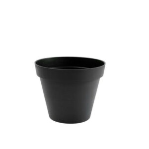 Pot Plastique Diam.30 X H.26 Cm Gris Anthracite