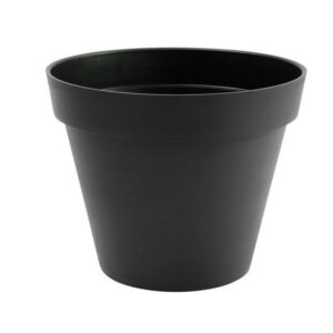 Pot Plastique Diam.48 X H.40 Cm Gris Anthracite