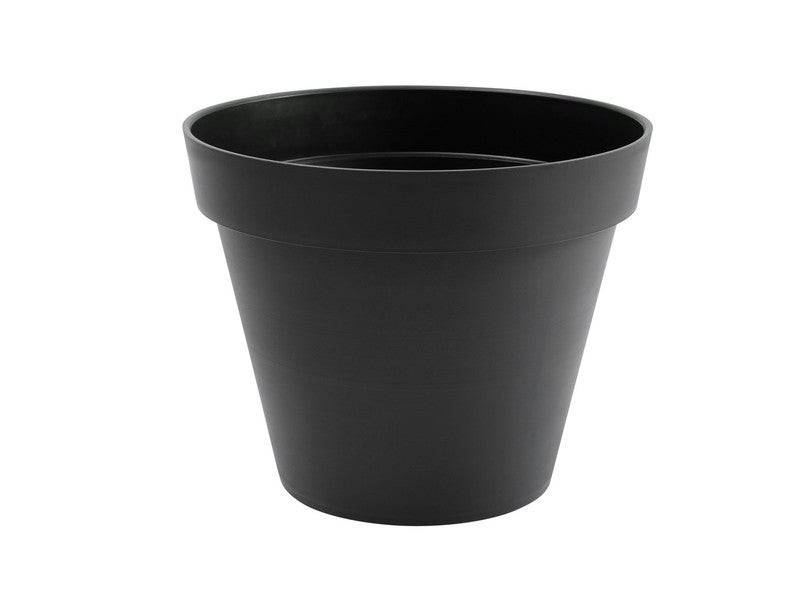 Pot Plastique Diam.48 X H.40 Cm Gris Anthracite