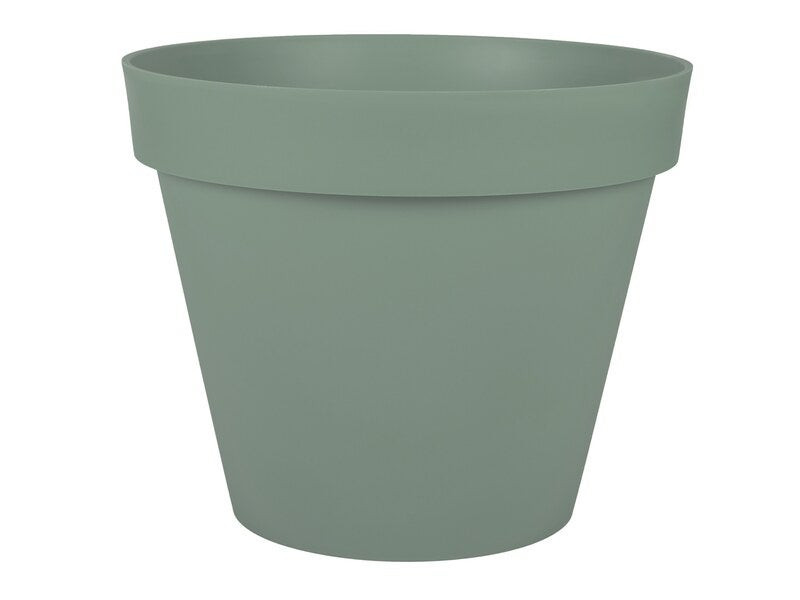 Pot polypropylène EDA 13611 v.la Diam.48 L.0 x H.39 cm vert laurier