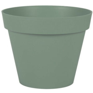 Pot polypropylène EDA 13613 v.la Diam.30 L.0 x H.24 cm vert laurier