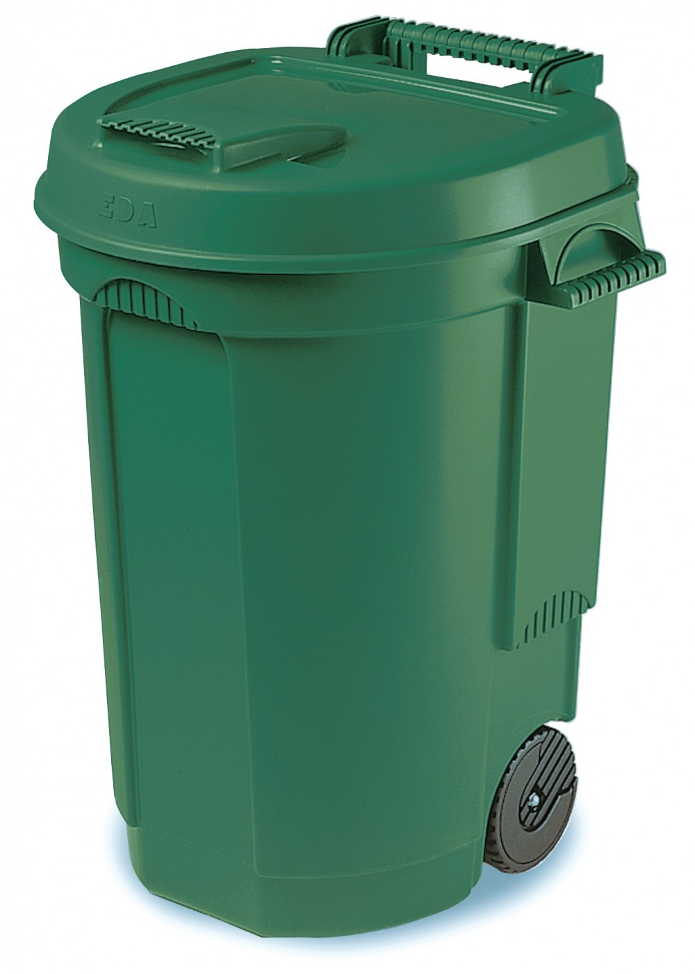 Poubelle de rue container 110 l, H.81 x l.58 x P.55 cm