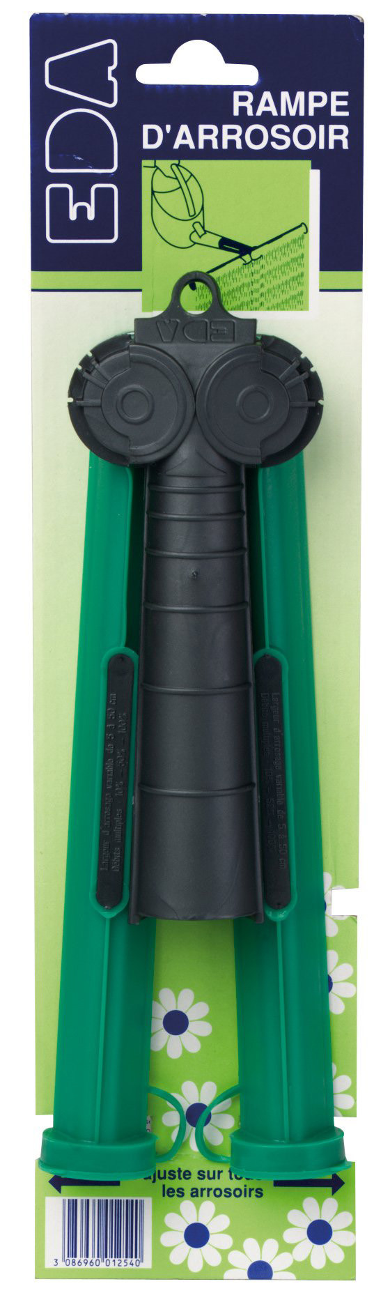 Rampe d'arrosage en plastique EDA vert