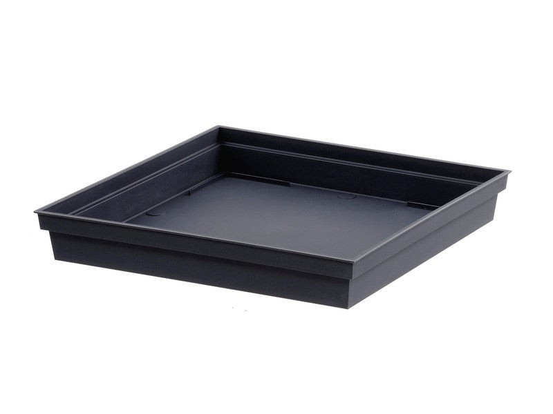 Soucoupe Plastique L.32 X L.32.6 X H.4.9 Cm Gris Anthracite