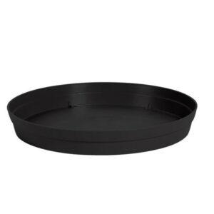Soucoupe Polypropylène Diam.28 X H.4.5 Cm, Gris Anthracite