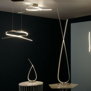 Lampadaire LED Symphonie EGLO, 141 cm, blanc, 28 W