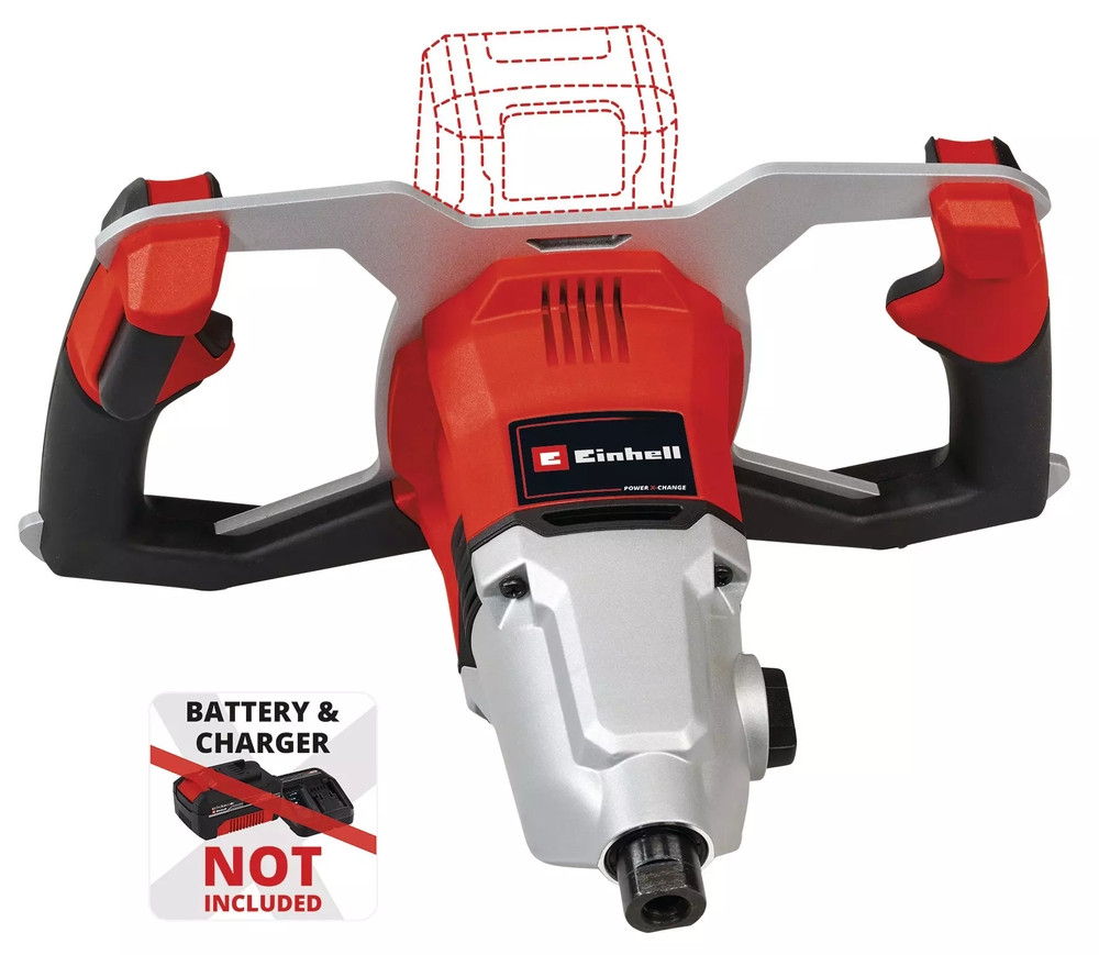 Agitateur sans fil mortier et peinture - TP-MX 18-2 Li BL-Solo - 2 vitesses - M14 - Power X-Change - vendu sans batterie ni char