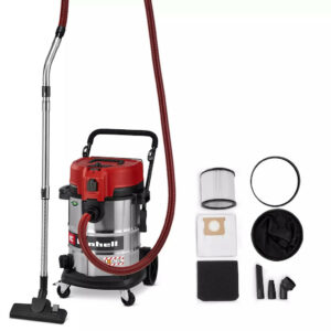 Aspirateur eau et poussières - 50 L - 230 mbar - 1 300 W - Filtre HEPA - Classe L - Cuve inox