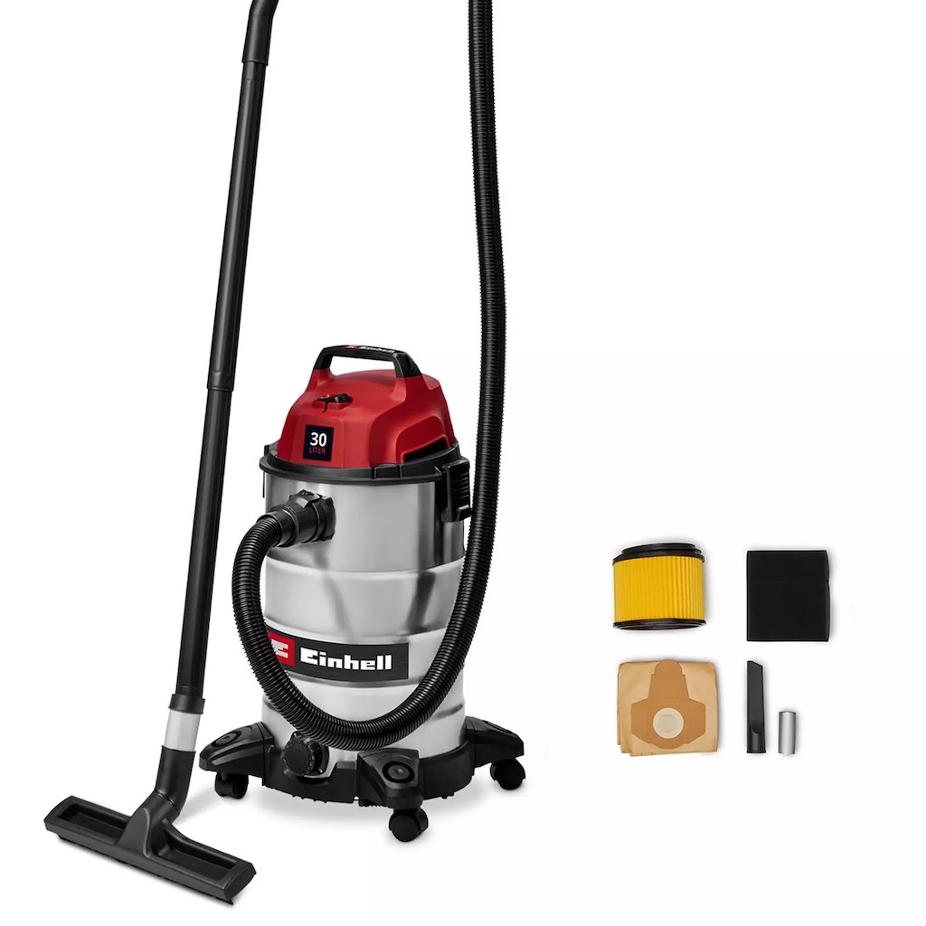 Aspirateur eaux et poussières TC-VC 3055 S - 30 L - 950 W - cuve inox
