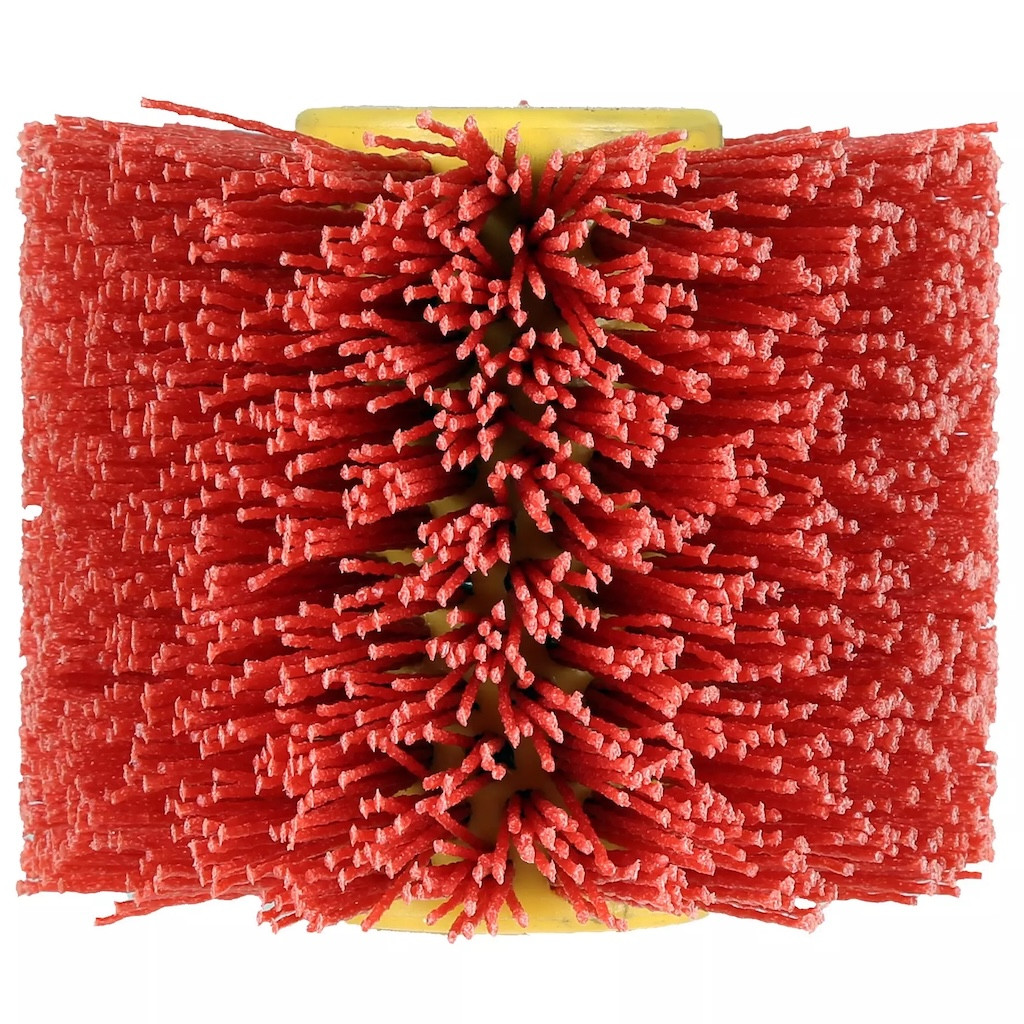 Brosse nylon - 120 x 100 mm - Pour métal et bois - Compatible TP-BR 18/32 Li BL