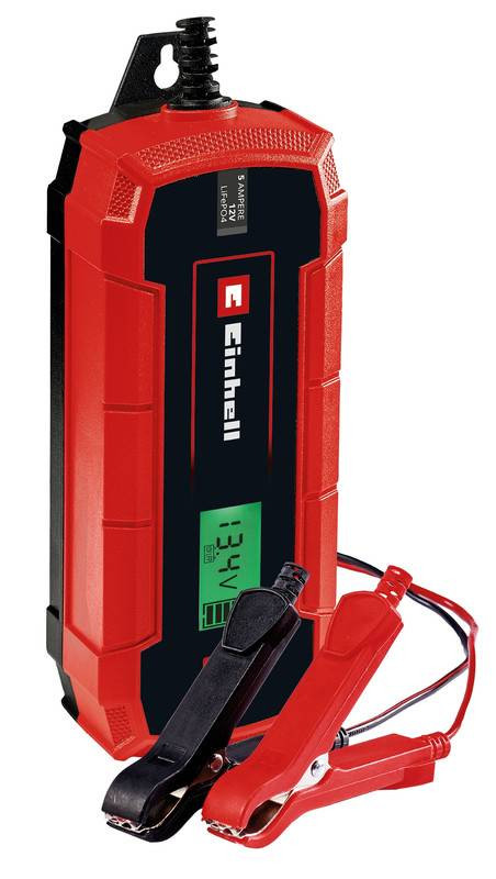 Chargeur de batterie intelligent 12 V - Microprocesseur - 5 A - 3 à 120 Ah - Lithium LiFePO4 / AGM / Gel / Plomb - IP65