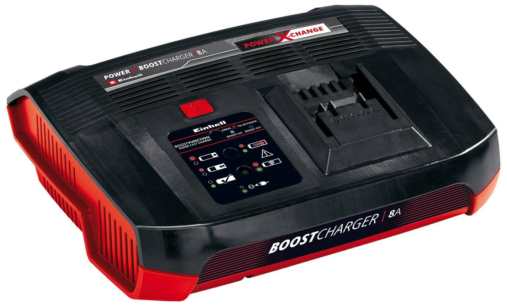 Chargeur rapide Power X-Change - Power X-Boostcharger 8 A - 18 V - Mode Boost - Charge accélérée jusqu’à +62 %