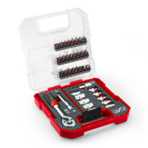 COFFRET L MIXTE EMBOUTS ET DOUILLES 37 PCS
