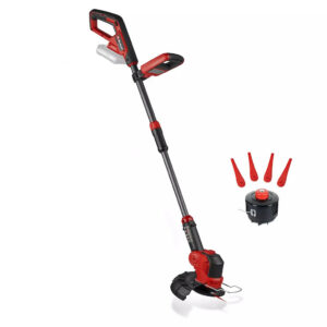 Coupe-bordures sans fil - Largeur 25 cm - Manche télescopique - Bloc moteur pivotant - Fonction Edging - 18 V - Lames et fil inc