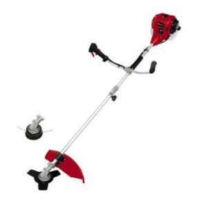 Débroussailleuse thermique 25,4 cm³ - 0,6 kW - Largeur de coupe 42 cm - Manche démontable - Lame 3 dents + bobine double fil