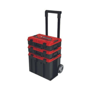 E-Case Tower Einhell – système modulaire de transport avec roulettes et poignée télescopique