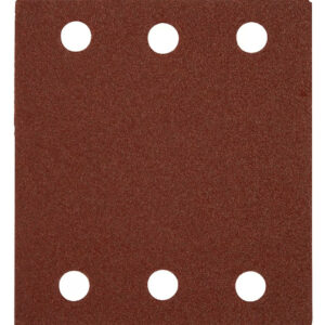 Feuilles abrasives pour ponceuse orbitale - 102 x 114 mm - Grain P40 à P240 - Lot de 12