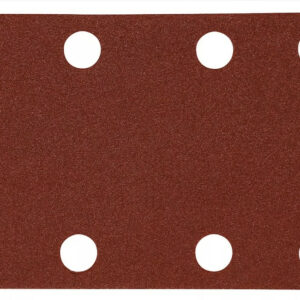 Feuilles abrasives pour ponceuse vibrante - 132 x 80 mm - Grain P40 Ã P240 - Lot de 12