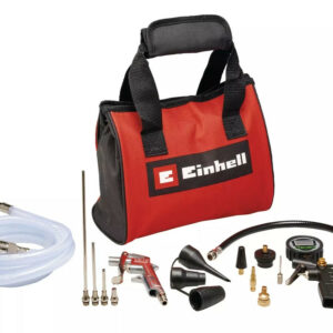 Kit d'air comprimé , 15 pièces avec manomètre numérique et sac de rangement