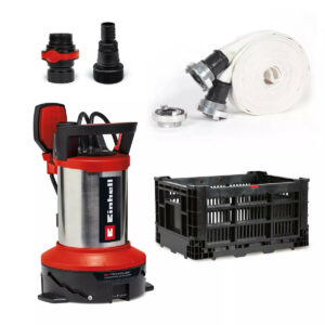Kit de drainage 2-en-1 eaux claires et chargées - GE-DP 7535 N LL ECO - 750 W - 18 500 l/h - Particules 35 mm