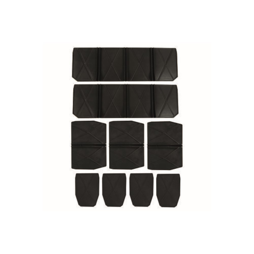 Kit de système de rangement Plastic Compartments (9 casiers)