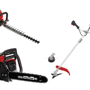 Kit thermique 3 en 1 jardin Einhell - Débroussailleuse - taille-haie - tronçonneuse