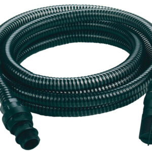 Kit tuyau d'aspiration noir 4 mètres avec embouts en PVC
