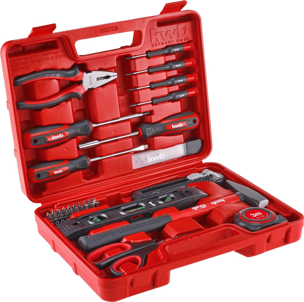 Mallette à outils - 35 pièces - Usage domestique - Outillage polyvalent