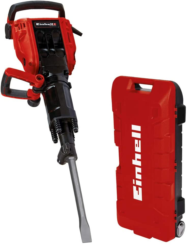 Marteau de démolition - TE-DH 50 - 1700 W - 50 J - Porte-outils SDS-HEX - Livré avec burins et chariot de transport