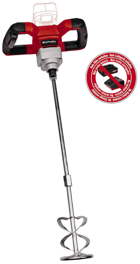 Mélangeur peinture et mortier sans fil - TE-MX 18 Li Solo - 18 V - Variateur électronique - Porte-outil M14 - Sans batterie ni c