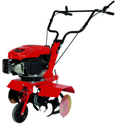 Motobineuse thermique 4 temps 150 cm³ - Largeur de travail 60 cm - Profondeur 23 cm - Fraises robustes - Sécurité homme mort - R