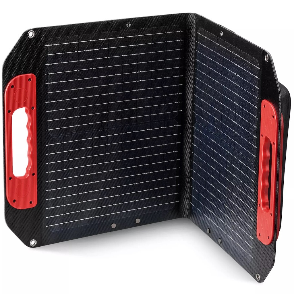 Panneau solaire pliable - 40 W - XT60 - USB-A & USB-C - IPX4 - pour station TE-ES 18/150/1 Li-C