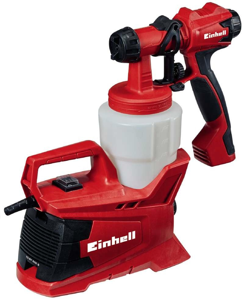 Pistolet à peinture électrique semi-stationnaire - TC-SY 600 S - 600 W - Débit 1 000 ml/min - Tuyau 1,8 m