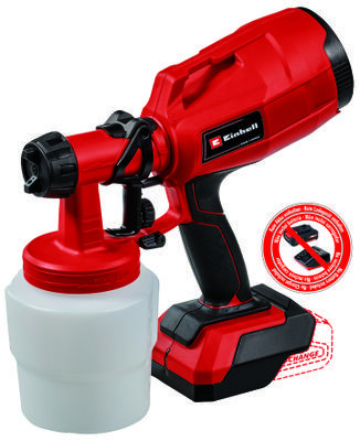 Pulvérisateur de peinture sans fil – TC-SY 18/60 Li-Solo – 18 V – 650 ml/min – Réservoir 800 ml