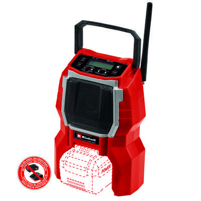 Radio sans fil de chantier - TC-RA 18 Li BT-Solo - Bluetooth - AM/FM - Power X-Change