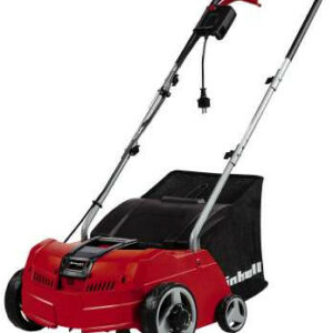 Scarificateur-aérateur électrique 1200 W - Largeur de travail 31 cm - 8 doubles lames + 42 griffes - Bac 28 L - Réglage de profo