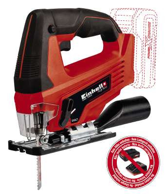 Scie sauteuse pendulaire sans fil 18 V - Coupe 70 mm - Mouvement pendulaire - Coupe en biais 45° - Sans batterie ni chargeur