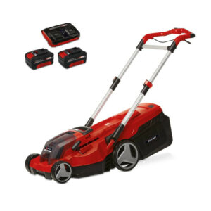 Tondeuse à gazon sans fil - Rasarro - 36 V (2×18 V) - Largeur de coupe 38 cm - 2 batteries 4,0 Ah + chargeur rapide - Mulching -