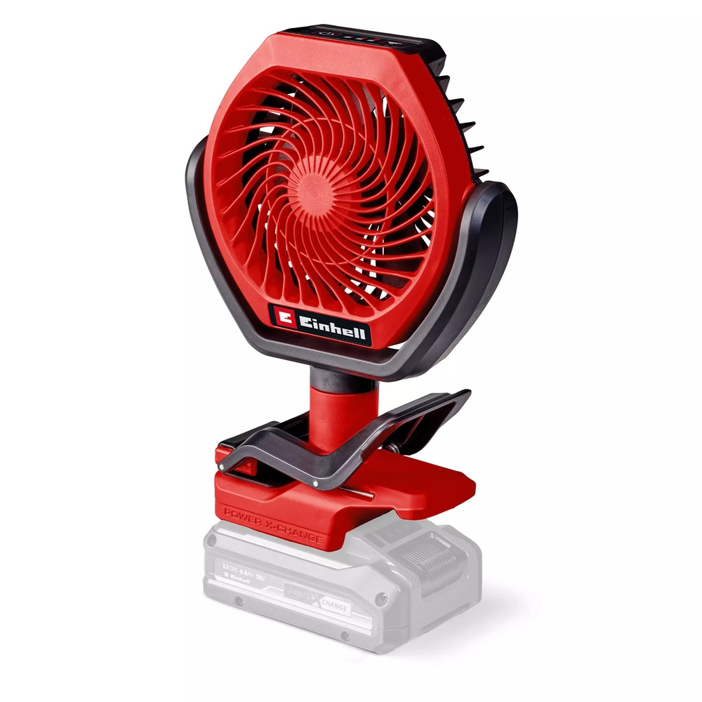 Ventilateur sans fil GC-CF 18/110 Li-Solo - 18V - moteur brushless - 3 vitesses - tête réglable - sans batterie/chargeur
