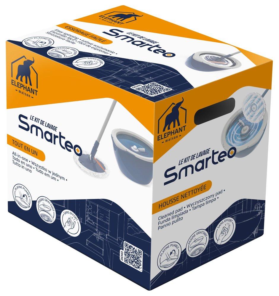 Kit smarteo plat rond elephant