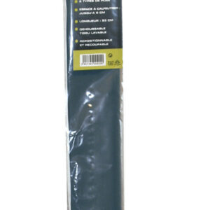 Bas de porte adhésif en mousse + tissus ELLEN, gris anthracite, 100 cm