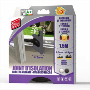 Joint de porte et fenêtre 1,5 à 4,5 mm, L.7.5 m noir