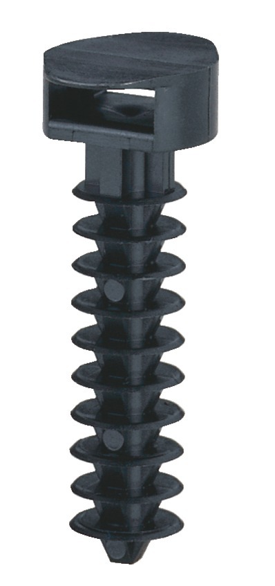 Embase à cheville standard COLSON pour perçage 8 mm noire LEGRAND 031955