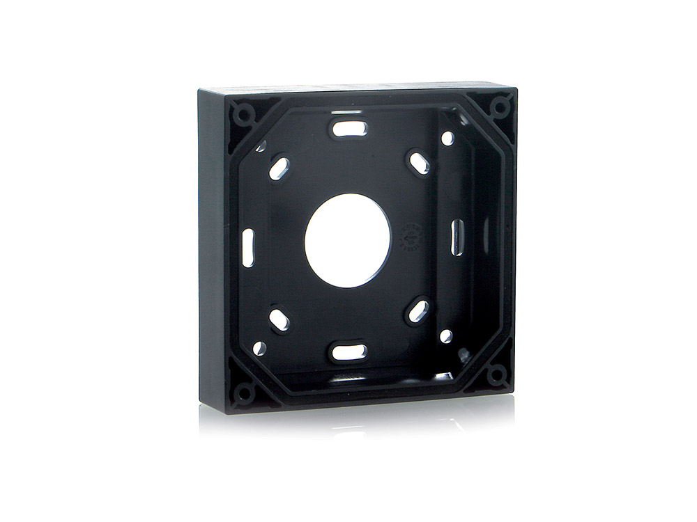 Embase simple pour mise en applique noir SALTO WRMBH1