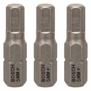 Embouts de vissage BOSCH 2607001726 extra-dure HEX5 3 pièces