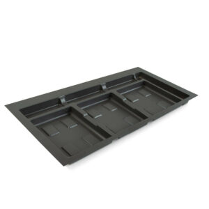 Base Recycle pour poubelles pour tiroir de cuisine, Module 900 mm, gris